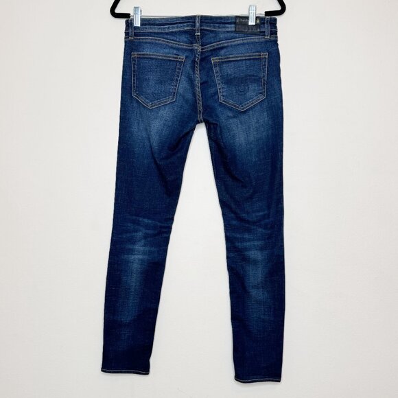 R13 Skinny High Rise Jeans Dark Indigo Made in Italy Women’s 29 - Picture 3 of 16